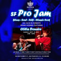 Kicking off Debut SF Pro Jam Otilia Donaire Band as Featured Artist @ The Cigar Bar