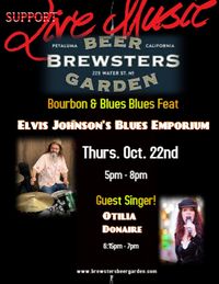 Elvis Johnson's Blues Emporium with Guest Singer, Otilia Donaire