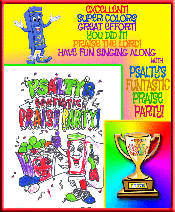 PSALTY.COM - LUKE - COLORING CONTEST WINNER