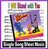 I WILL STAND WITH YOU SHEET MUSIC