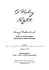 O Holy Night - easy viola duet