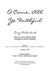 O Come All Ye Faithful - easy viola duet