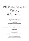 We Wish You a Merry Christmas - easy violin duet