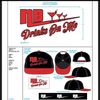 N.B Drinks on me Hat "Black and Red"