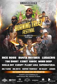 Burning Treez Festival w/ Seefor Yourself, Busta Rhymes, Ludacris, Rick Ross, Xzibit & more