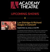 Academy Theatre (with Richard Daigle)