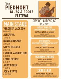 Piedmont Blues & Roots Festival