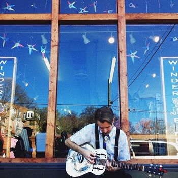 Busking in Chattanooga.
