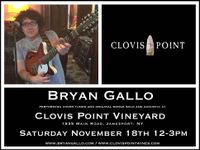 Bryan Gallo live at Clovis Point Vineyard