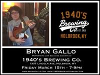 Bryan Gallo live at 1940’s Brewing Co.