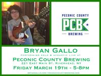 Bryan Gallo live at Peconic County Brewing 
