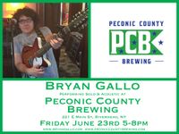 Bryan Gallo live at Peconic County Brewing 