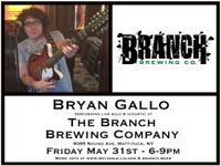 Bryan Gallo live at The Branch Brewing Company