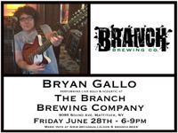Bryan Gallo live at The Branch Brewing Company