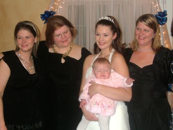 4 Generations daughters,Mom,Granddaughter, Greatgranddaughter
