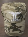 Camo Embroidered Hat w/metal clasp (unstructured)