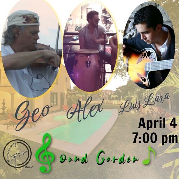 Sound Garden
April 4, 2023
Bucerias, Mexico

We are hosting a special evening of music with Geo and Alex of Luna Rumba and our special guest Song Writer and Composer, Luis Lara, at our home in Bucerias, Mexico. 
      The "Sound Garden" is a new concept, transforming our garden into an intimate, up close, personal music performance venue.
      We have limited seating, so reservations are required (RSVP). Once you make a reservation, we will send you a link to pay for the tickets and explain the details of the night.
We provided light snacks. you bring what you want to drink (BYOB)
Let's enjoy the joy of inspired music together.
For reservations: 322 158 2716  fernandarojasfenton@gmail.com
7:00 pm 350.00 pesos
If you have any questions, don't hesitate to get in touch with Fernanda at fernandnarojasfenton@gmail 322 158 2716
Tickets are available now at www.lunarumba.com.




