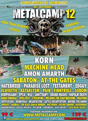 MetalCamp Fest - Tolmin, Slovenia - August 8, 2012
