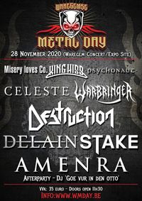 Waregemse Metal Day w/ Destruction, Delain, Amenra, Misery Loves Co