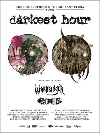 Darkest Hour / Warbringer / Exmortus 2017
