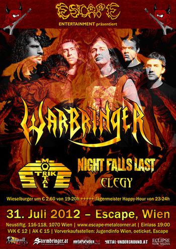 Escape Metal Club - Vienna, Austria - July 31, 2012

