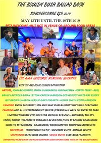 BOULDY BUSH BALLAD BASH