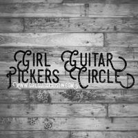 Girl Guitar Pickers Circle