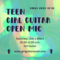 Teen Girl Guitar Open Mic