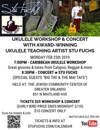 Uke Workshop & Concert - Orlando FL