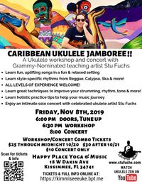 Kissimmee FL: Caribbean Ukulele Jamboree & Concert!