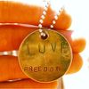 Handmade "Love & Freedom" Necklace