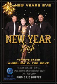 Angelica And The Boyz - New Years Eve, New Year Bash - Best Western