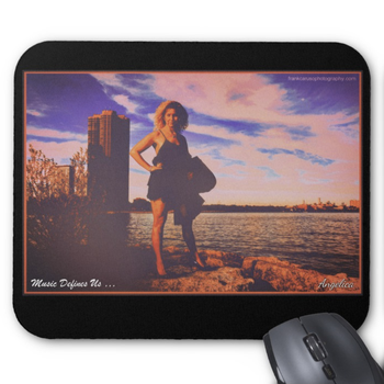 Angelica - Music Defines Us - Mouse Pad (Black)
