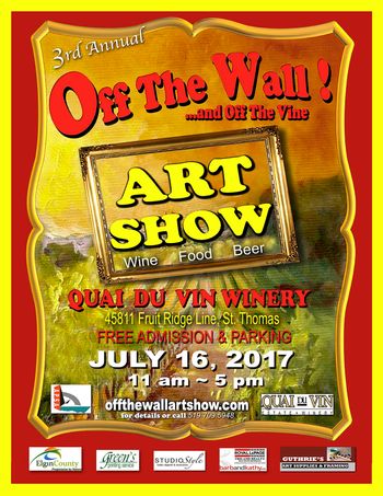 The 3rd Annual OTW Art Show July 16, 2017!
