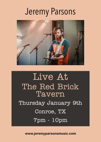 Jeremy Parsons Live at Red Brick Tavern