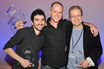 National Jazz Awards L-R: Ben Falle, Tim Firth & Dave Goodman
