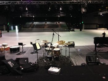 Dave Goodman's Smart Force drums in Hordern Pavillion for Felix Riebl
