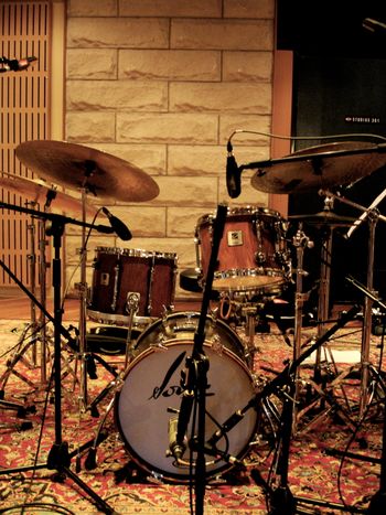 Dave Goodman's Designer/Signature drum combo in Studios 301

