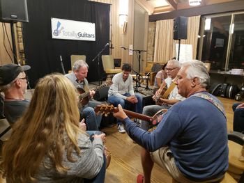 August: Jamming at International Guitar Camp
