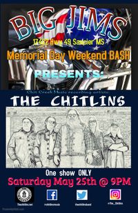Memorial Day Weekend BASH @ Big Jims w/The Chitlins