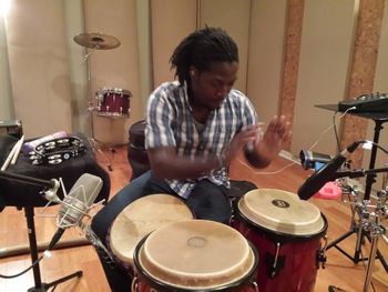 Adding percussion to Erica James project!
