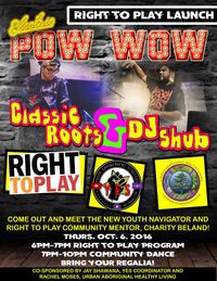 RIGHT TO PLAY LAUNCH: CLASSIC ROOTS & DJ SHUB