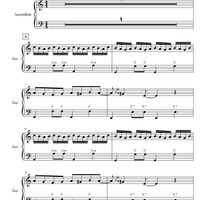 Hasta Siempre, Comandante v.2 (accordion EASY) by Sheet Music You