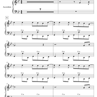 "Tu es Foutu"  (accordion EASY) by Sheet Music You