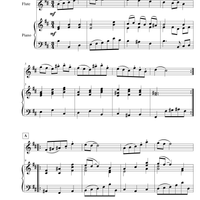 Menuet and Badinerie (flute and piano) by "Sheet Music You"