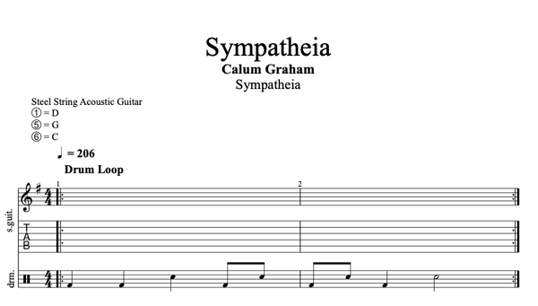 Sympatheia - Guitar Transcription