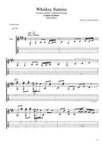 Whiskey Sunrise - Guitar TAB/Sheet Music