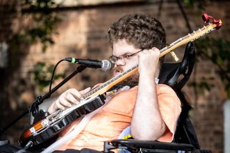 Lucas Garrett performing at GEM Fest 2021