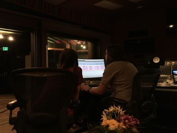 w/ engineer Matt Dyson at Village Studios (2019)
