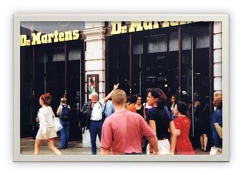 The real "Doc" Martens at his London emporium
